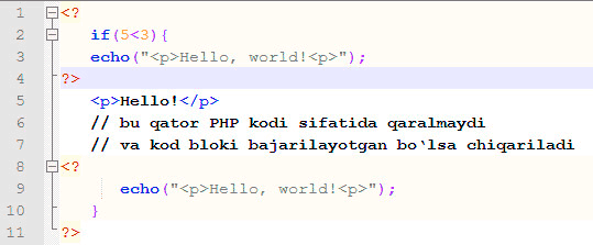 PHP dasurlar